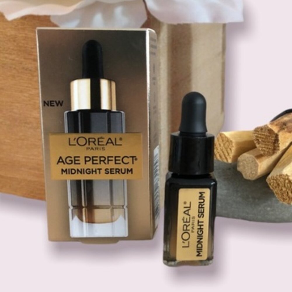 Loreal Paris- NEW Antioxidant Midnight Serum- Age Perfect• Travellers Size 3.8ML